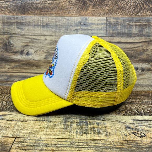 Ronalds Playplace Mens Trucker Hat Yellow Snapback 1994 McDonalds Playgound Cap - Picture 4 of 8